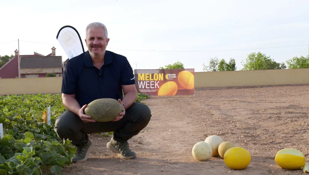 RAMIRO ARNEDO CELEBRA SU MELON WEEK EN LA NUEVA FINCA EXPERIMENTAL LOS MÉDICOS